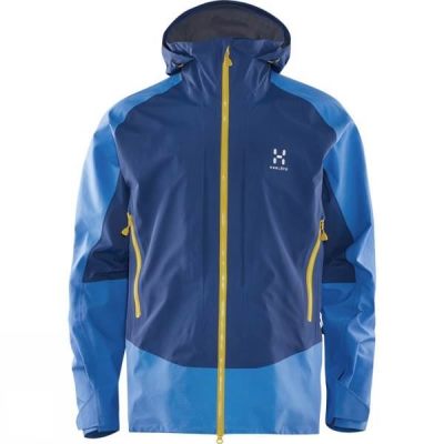 Chaquetas Haglofs Roc Hard Hombre - Azules - Chile GTH972586